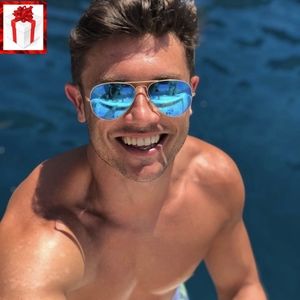 💙[Blue Flash] RAYBAN Original Aviator [Gold] Fram